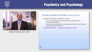 Somatic Symptom Disorders Part I New Terminology for New Concepts [upl. by Yriek452]