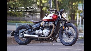 Bonneville Bobber Custom [upl. by Orimlede]