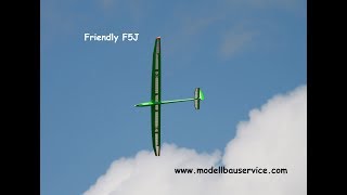 Friendly F5J  RC Segelflieger  36m  15kg [upl. by Elsworth607]