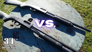 THE RESULTS WILL SHOCK YOU Remington 870 VS Mossberg 590 [upl. by Ydoc344]