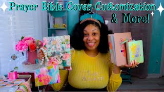 Upcoming Projects and Prayer Bible Cover Customization Full Demo [upl. by Aneelad]