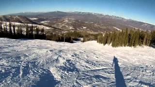 Skiing Snowmass Colorado Top to Bottom November 29 2013 [upl. by Yevre522]