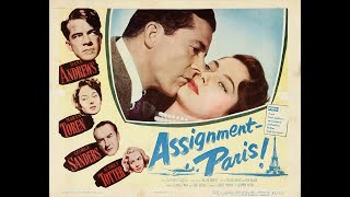 Dana Andrews amp George Sanders in quotAssignment – Parisquot 1952 [upl. by Balough412]