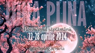 FINAL DE SCHIMBARE💥 Horoscop 2228 APRILIE 2024  INTRO 🌼 Astrolog Acvaria [upl. by Cochard478]