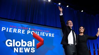 Pierre Poilievre wins Conservative Party leadership race  FULL [upl. by Eednahs]