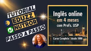 TUTORIAL  PLATAFORMA EDUZZNUTROR  CURSO DE INGLÊS [upl. by Lamoree147]