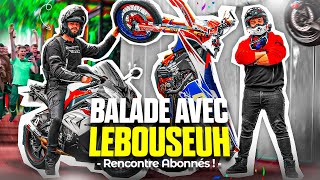 BALADE MOTO AVEC LeBouseuh  RENCONTRE ABONNÉS [upl. by Ayikahs358]