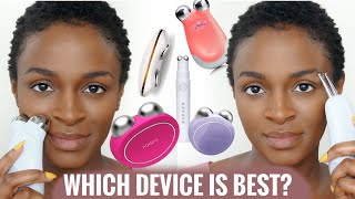 Microcurrent Device Review  Comparison Nuface Ziip Foreo [upl. by Ahsea]