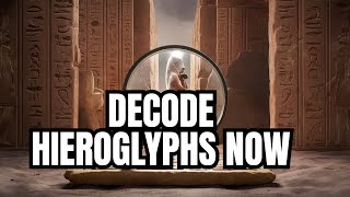 Decoding Hieroglyphs Unlocking Ancient Egypts Language 📝🔍shorts egypt [upl. by Quinlan458]