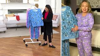 Disney100 Fan Favorite Henley Sweatshirt Loungewear Set on QVC [upl. by Ameerak]