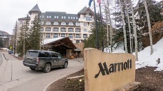 THE HYTHE VAIL Mountain Resort Lionshead Village Epic Pass Hotel Lodging  Snowboard Traveler [upl. by Isidor]