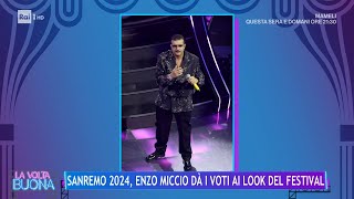 Sanremo 2024 Enzo Miccio dà i voti ai look delle serate del Festival  La Volta Buona 12022024 [upl. by Jewelle]