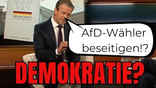 FANATISCHER Journalist dreht durch  Demokratie ohne AfDWähler ist die richtige Demokratie [upl. by Gnouh]