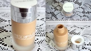 Prescriptives Custom Blend Foundation Review amp Demo [upl. by Faunie898]