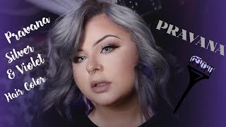 Pravana Silver amp Violet Hair Color [upl. by Dearden997]