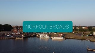 Norfolk Broads By Drone Oulton Broad June 2022 [upl. by Eugene141]