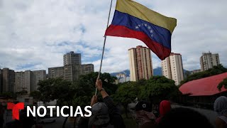 Protestan en Venezuela tras proclamar el régimen como ganador a Maduro [upl. by Grati]