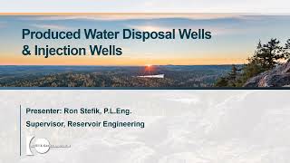 Produced Water Disposal Wells amp Injection Wells Webinar [upl. by Bili]