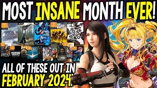 The MOST INSANE Month of NEW Game Releases EVER February 2024 Will be EPIC  Another HUGE Release [upl. by Nanci]