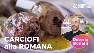 CARCIOFI alla ROMANA  CONTORNO SEMPLICE e SAPORITO🤤😍🌿🍴 [upl. by Ojela]