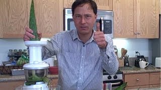 How to Juice Aloe Vera in the Omega VRT330 HD Juicer [upl. by Dominus]