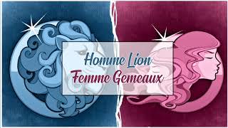 Homme Lion ♌ Femme Gémeaux ♊  Compatibilité Amoureuse Astrologique [upl. by Rider]