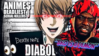 LIGHT YAGAMI Is A FIEND Animes Deadliest Serial Killer 2 Reaction [upl. by Naenej45]