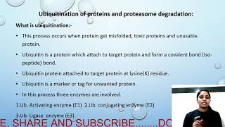 UBIQUITINATION OF PROTEINS 26S PROTEASOME DEGRADATION [upl. by Pritchard10]