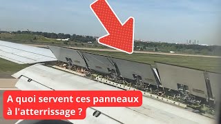 Les 3 RAISONS dutiliser ces spoilers sur un avion à latterrissage [upl. by Taimi]