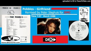 Pebbles  Girlfriend DMC Peter Slaghuis remix March 1988 [upl. by Annairb]