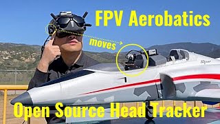 FPV Precision Aerobatics Demo using Open Source Head Tracker in Eflite Viper 90mm [upl. by Euqinue]