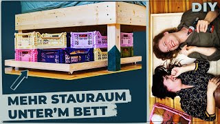 Aufräumen mit EllaTheBee  Stauraum unterm Bett aufräumtipps  DIY [upl. by Erdua]