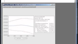 Using EViews to construct a forecast [upl. by Florio441]