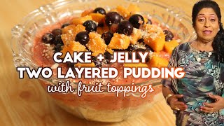 Summer Jelly Delight Pudding  Mallika Joseph Food Tube [upl. by Jollenta404]