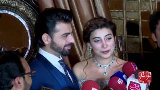 Farhan Saeed and Urwa Hocanes reception in Lahore 19122016  92NewsHD [upl. by Tezile]