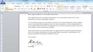 How to Create Digital Signature in Word [upl. by Martelle]