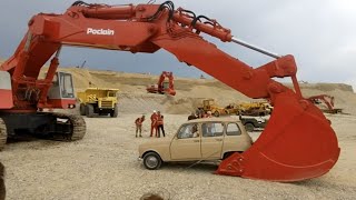 trip to FRANCE to see a POCLAIN 1000 the worlds largest excavator 1973 two V12 Deutz engines 190T [upl. by Cocks781]