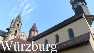 Würzburg WÜ Die Glocken von Sankt Burkard Außenaufnahme [upl. by Dolley]