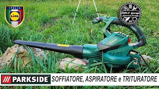 Soffiatore Aspiratore Trituratore Parkside LIDL PLS 3000 A1 [upl. by Maribel]