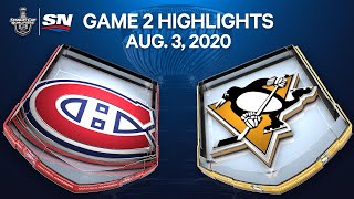 NHL Highlights  Canadiens vs Penguins Game 2  Aug 3 2020 [upl. by Daggna971]