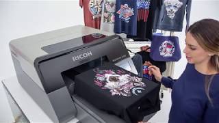 How to print on Ri 1000 Direct to Garment printer [upl. by Christalle195]