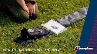 How To Tighten An Air Tent Valve [upl. by Euqinad660]