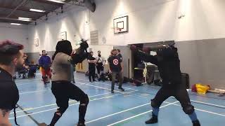 Wessex League  Winnersh 2023 Open Longsword Finals Bracket 1 [upl. by Nrev542]