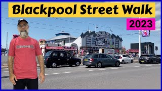 Blackpool Street Walk  Beach Road  2023  TA Travels [upl. by Suissac]