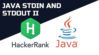 Resolvendo HackerRank JAVA  Java Stdin and Stdout II [upl. by Salina]