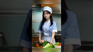 女厨师的一生 the life of a female chef chef life girl aianimation ai [upl. by Aicelav]