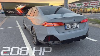 2024 BMW 5 Series G60 520i Topspeed  POV Test Drive I 4K [upl. by Persas]