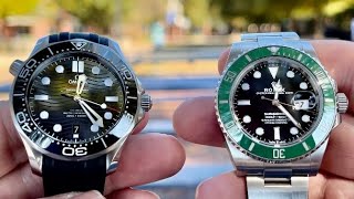 Why Omega SMP Diver 300 BEATS Rolex Submariner [upl. by Edurtreg]