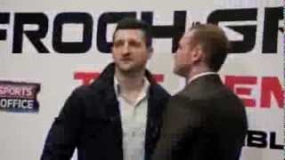 CARL FROCH v GEORGE GROVES 2  THE REMATCH  HEAD TO HEAD  FIRST PRESS CONFERENCE [upl. by Ellehcer681]