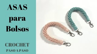 Asas Correas Cordones crochet para bolsos collares y mucho más [upl. by Etteuqram634]